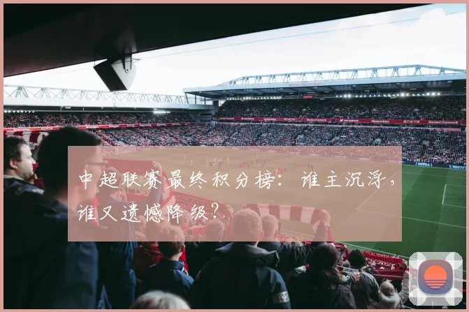 中超联赛最终积分榜：谁主沉浮，谁又遗憾降级？
